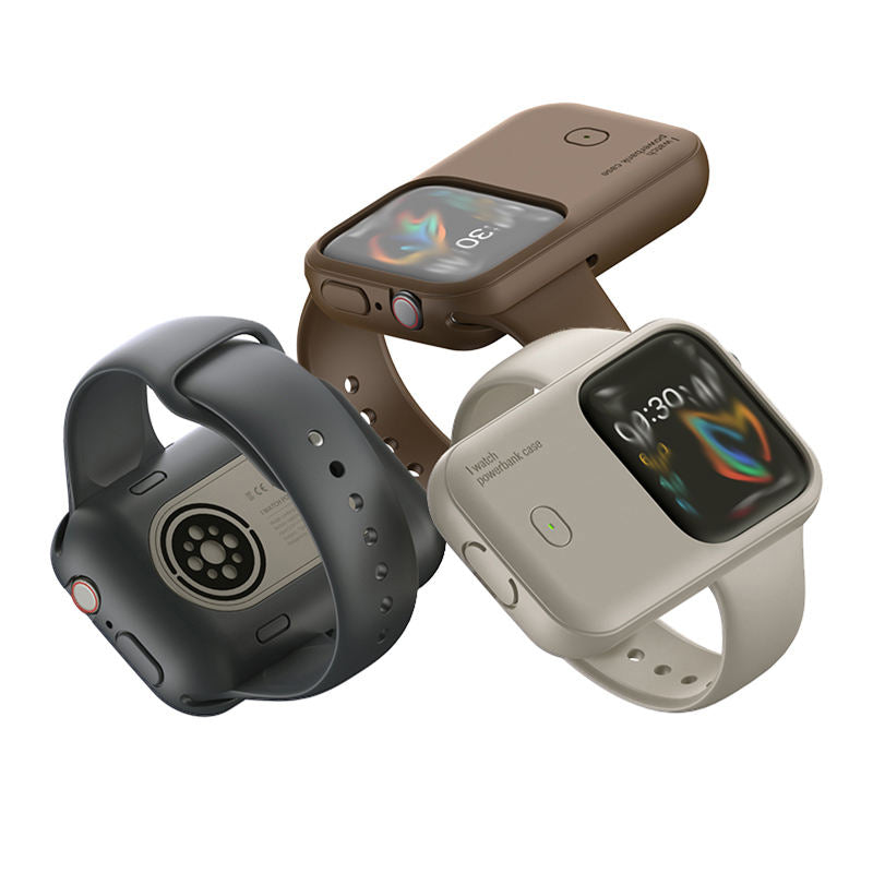 شاحن محمول من النوع C لاسلكي باور بانك لساعة Apple Watch مقاس 44 مم و45 مم و49 مم وشاحن مغناطيسي بقوة 1200 مللي أمبير في الساعة لسلسلة iwatch 9 ultra 2