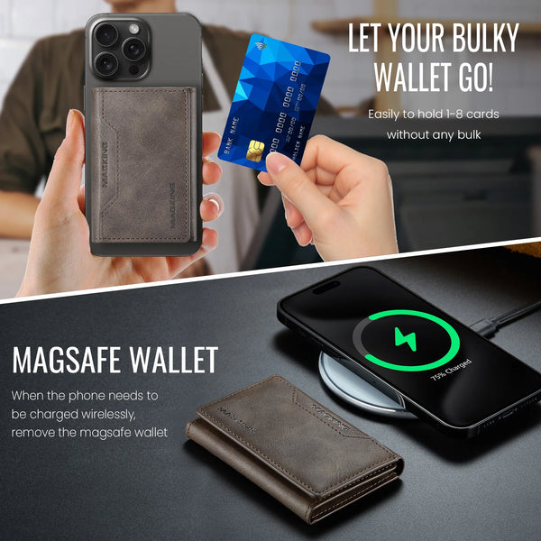 Elegant Magnetic Leather Wallet